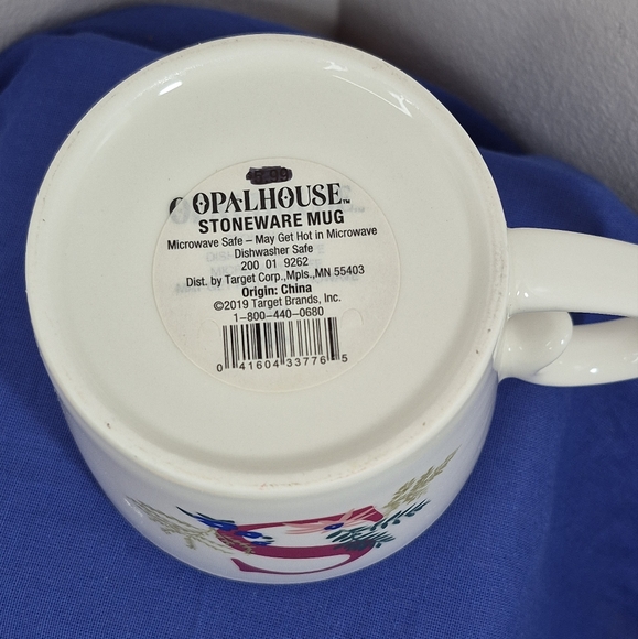 Opal House Monogram Letter 'S' Ceramic Stoneware Coffee Mug 16 oz NWOT - Picture 7 of 7